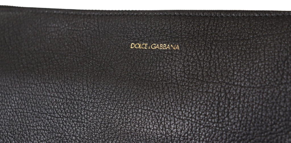 Dolce & Gabbana Black Exotic Leather Shoulder Sling Alta Sartoria Bag - Lusso Punto