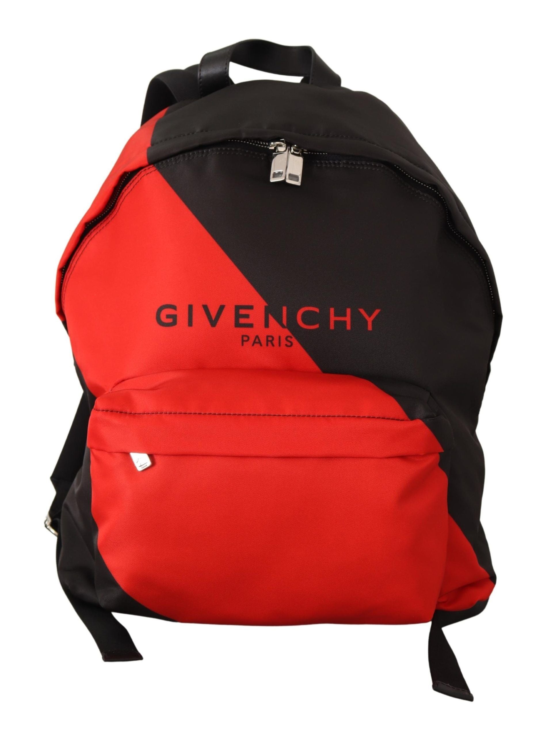 Givenchy Red & Black Nylon Urban Backpack - Lusso Punto