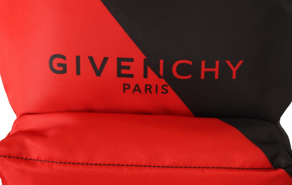 Givenchy Red & Black Nylon Urban Backpack - Lusso Punto