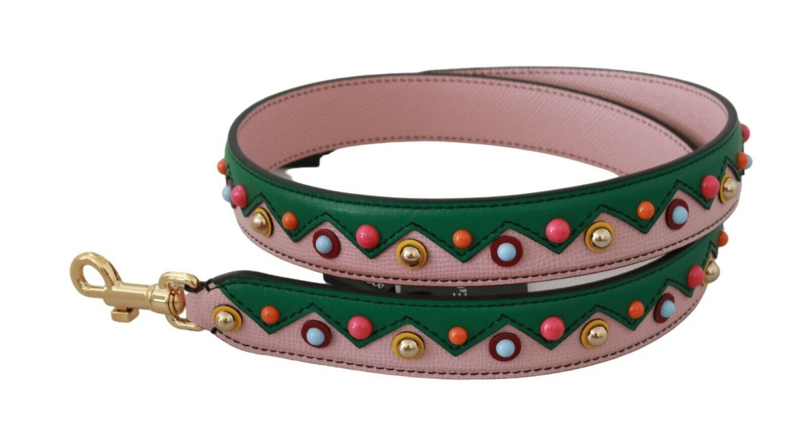 Dolce & Gabbana Shoulder Strap Leather Pink Handbag Accessory - Lusso Punto