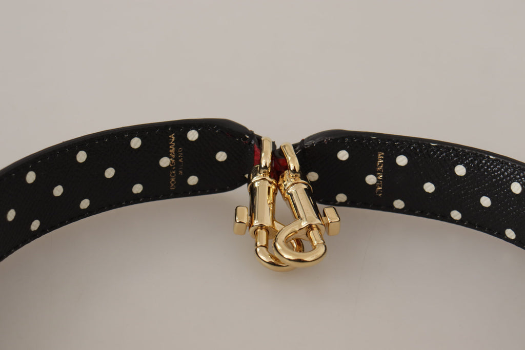 Dolce & Gabbana Red Exotic Leather Crystals Bag Shoulder Strap - Lusso Punto