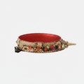 Dolce & Gabbana Beige Exotic Leather Crystals Shoulder Strap - Lusso Punto