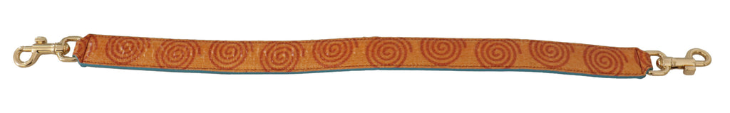Dolce & Gabbana Orange Leather Swirl Print Bag Shoulder Strap - Lusso Punto