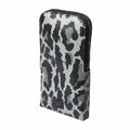 Dolce & Gabbana Gray Leopard Leather Men Purse Crossbody Sling Phone Bag - Lusso Punto