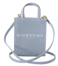 Givenchy Blue Coated Canvas Vertical Cloud Mini Shoulder Bag - Lusso Punto