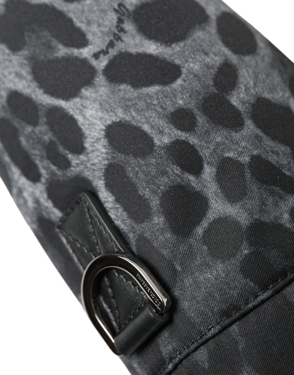 Dolce & Gabbana Black Leopard Round Slim Tote Bottle Cage Bag - Lusso Punto