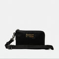 Dolce & Gabbana Black Nylon Logo Plaque Keyring Pouch Clutch Bag - Lusso Punto