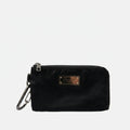 Dolce & Gabbana Black Nylon Logo Plaque Keyring Pouch Clutch Bags - Lusso Punto