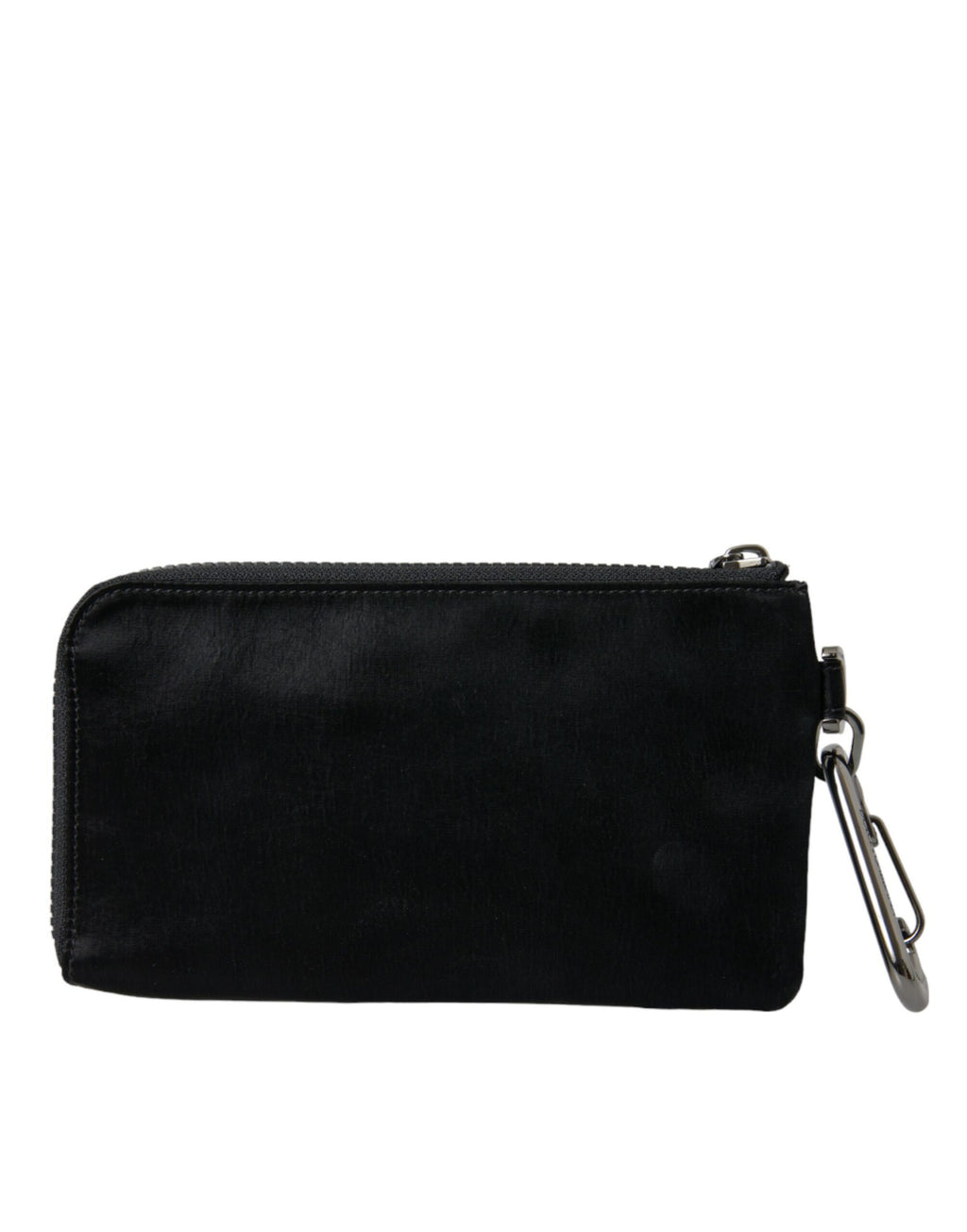 Dolce & Gabbana Black Nylon Logo Plaque Keyring Pouch Clutch Bags - Lusso Punto