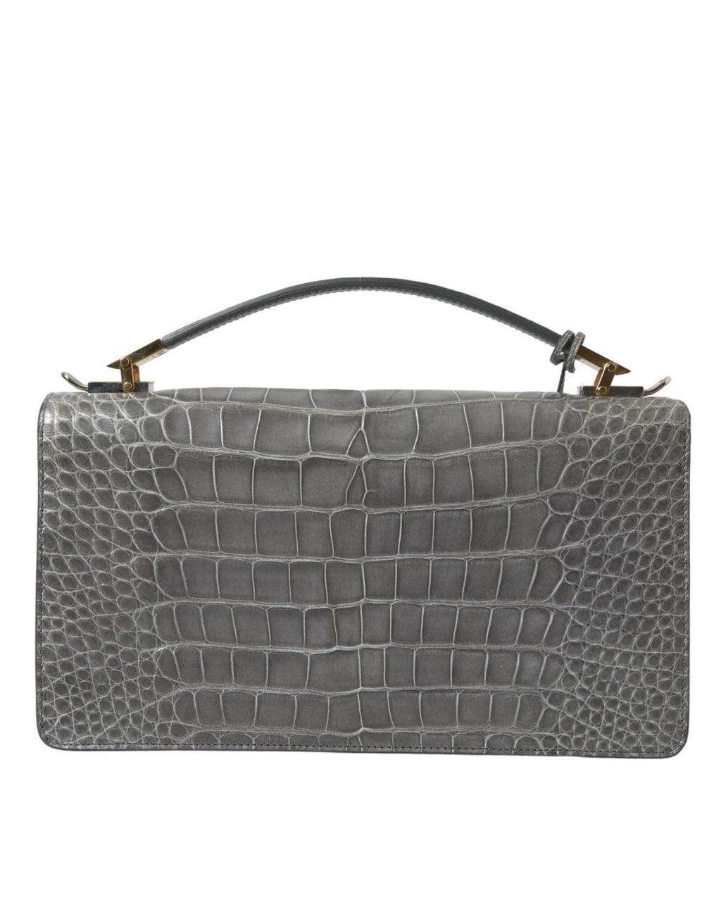 Balenciaga Gray Exotic Leather Medium Shoulder Hand Purse Bag - Lusso Punto
