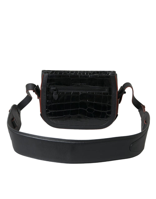 Balenciaga Black Exotic Leather Shoulder Crossbody Camera Bag - Lusso Punto
