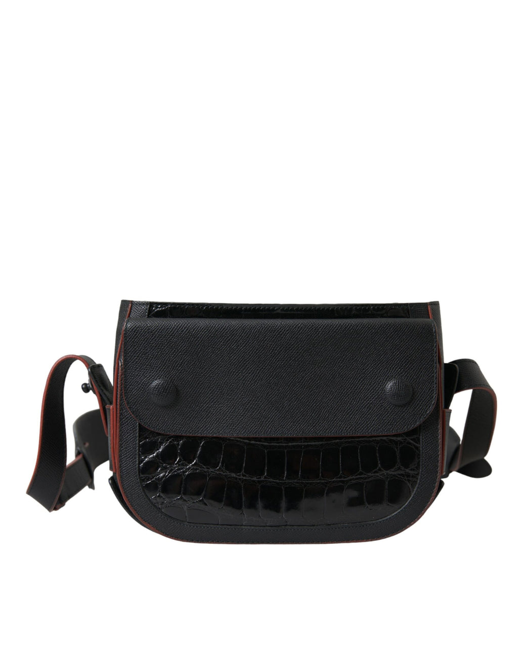 Balenciaga Black Exotic Leather Shoulder Crossbody Camera Bag - Lusso Punto