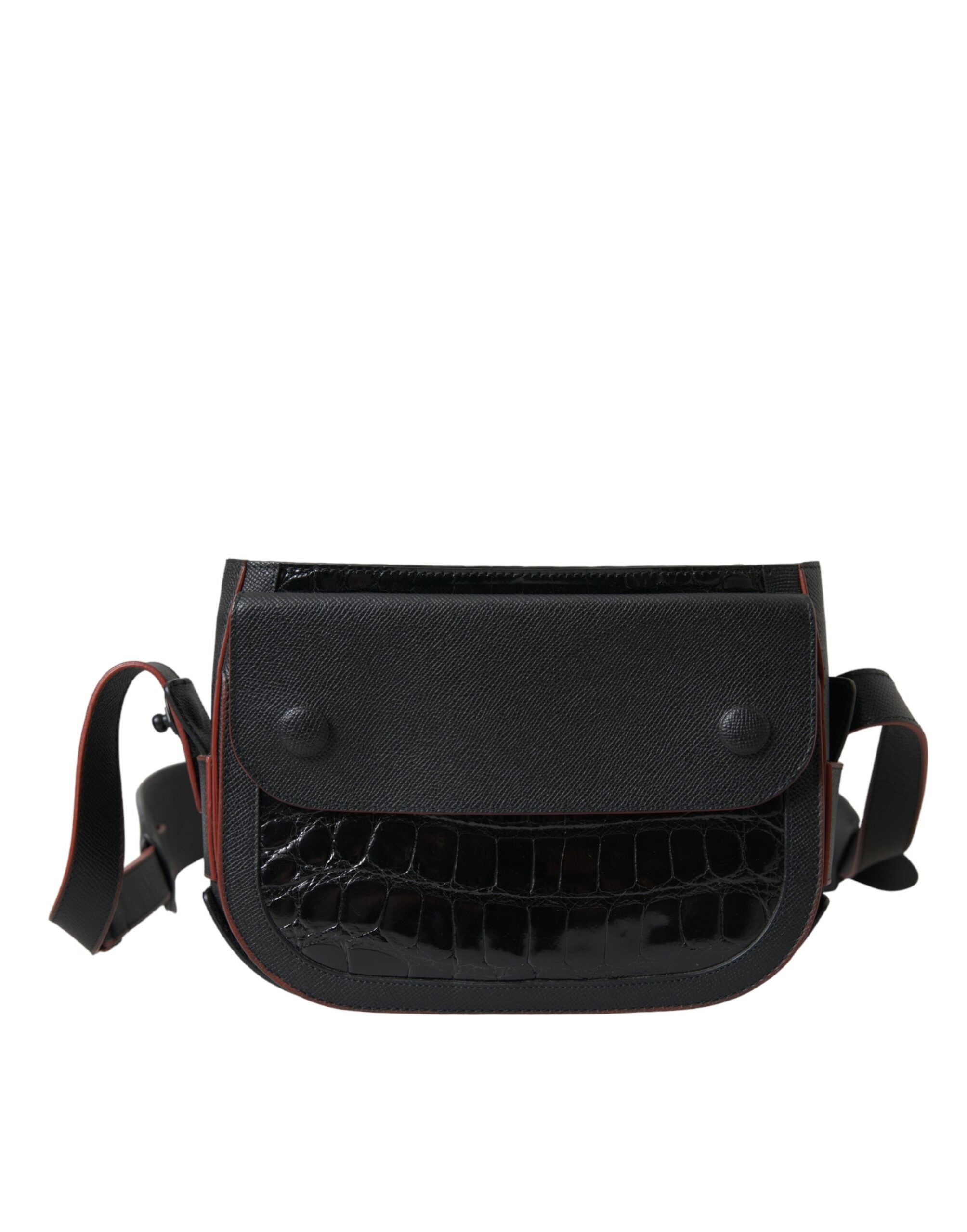 Balenciaga Black Exotic Leather Shoulder Crossbody Camera Bag - Lusso Punto