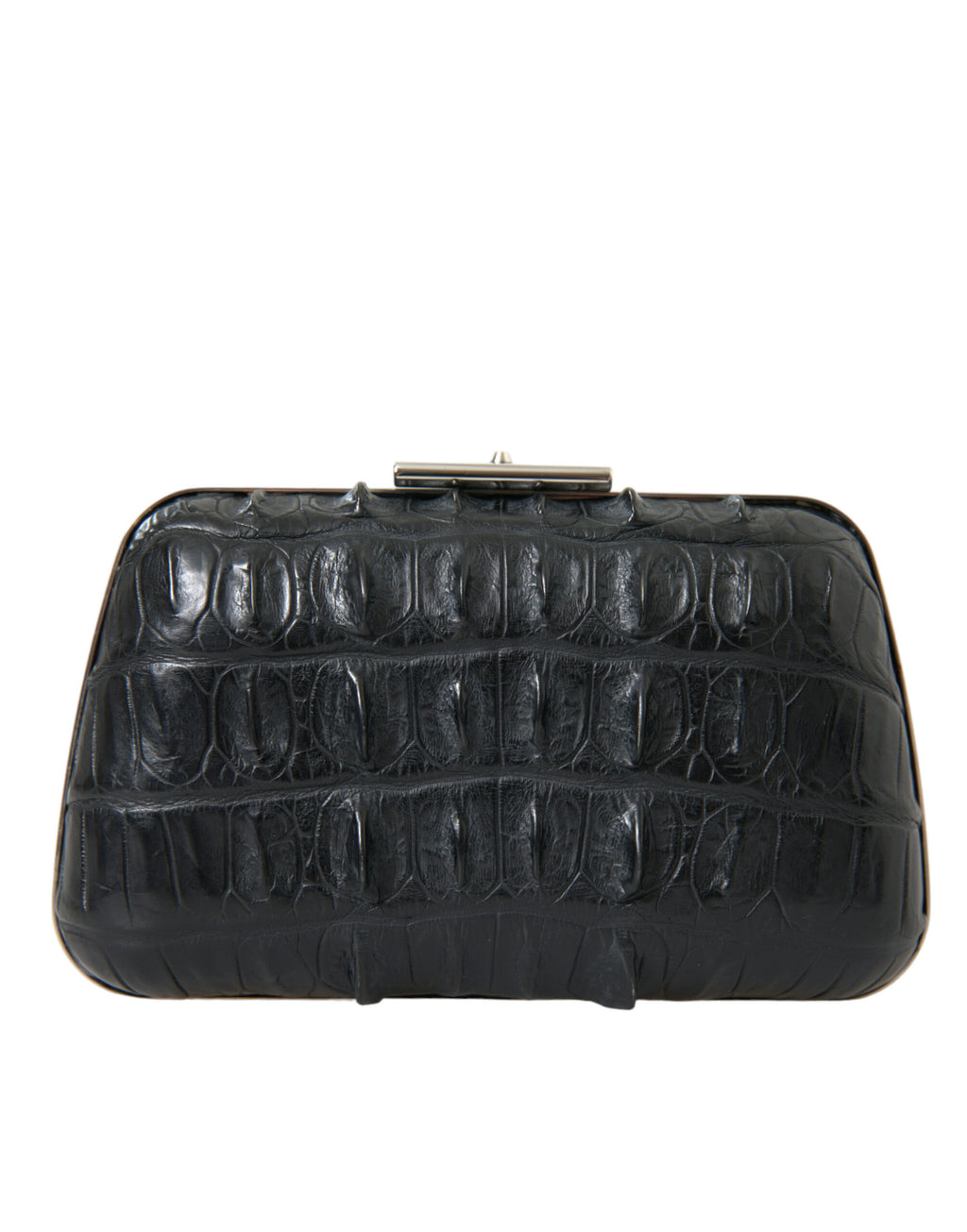 Balenciaga Black Exotic Skin Leather Shoulder Crossbody Box Clutch Bag - Lusso Punto