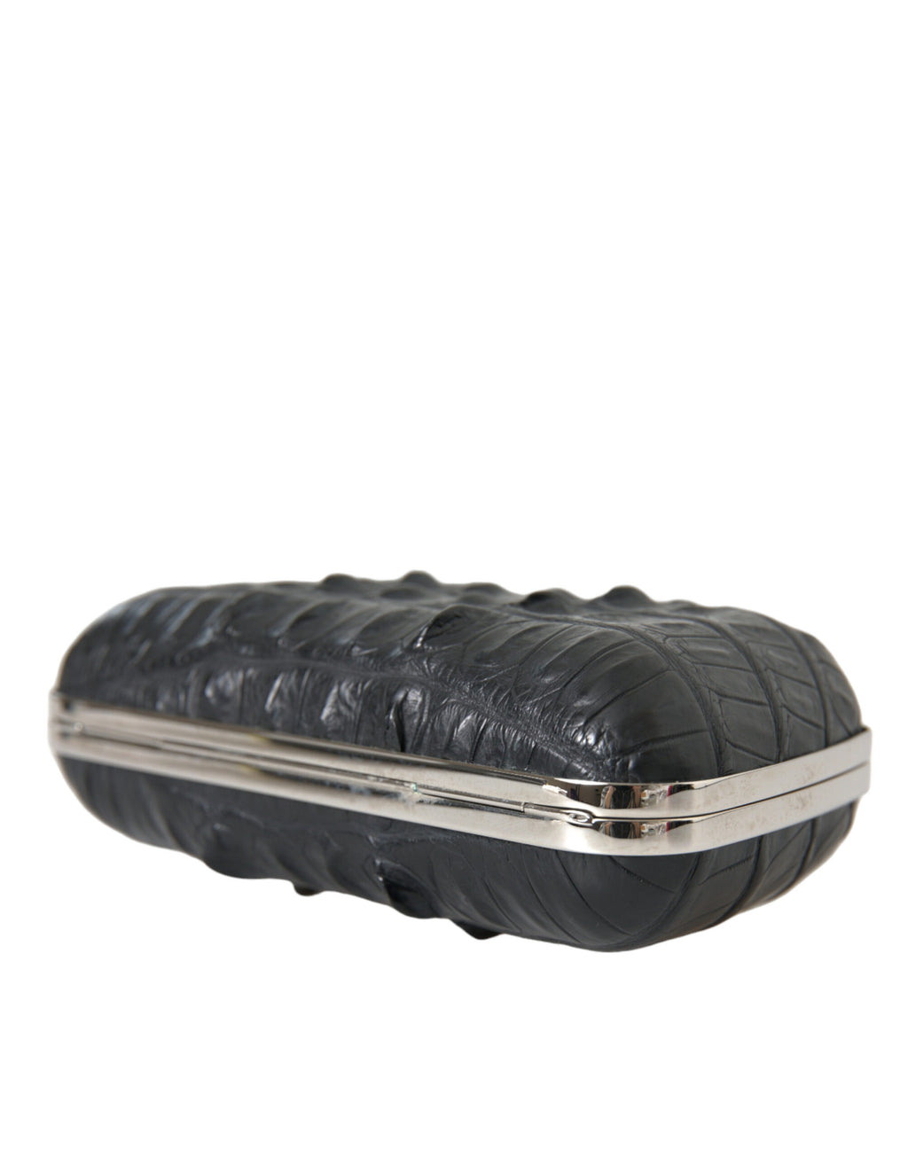 Balenciaga Black Exotic Skin Leather Shoulder Crossbody Box Clutch Bag - Lusso Punto