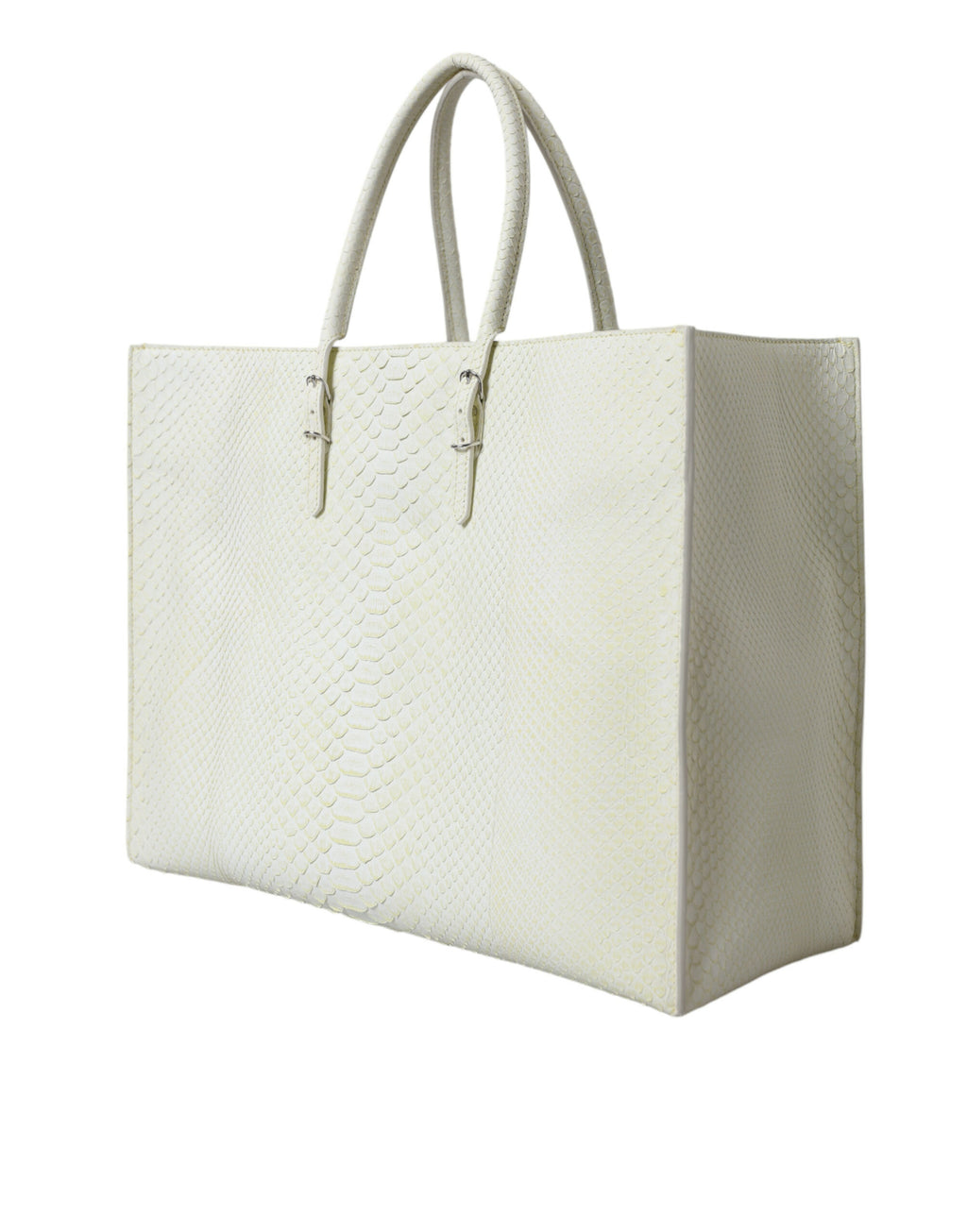 Balenciaga White Yellow Exotic Skin Leather Shopping Tote PAPIER Bag - Lusso Punto