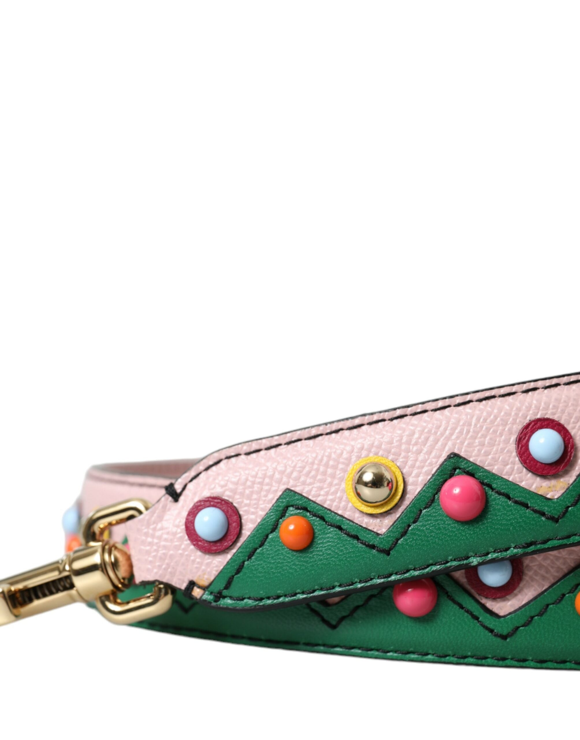Dolce & Gabbana Pink Leather Handbag Accessory Shoulder Strap - Lusso Punto