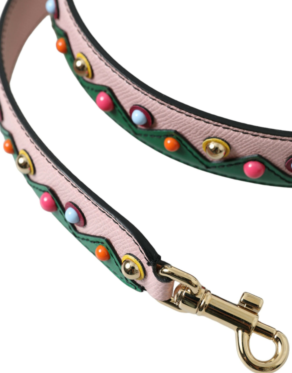 Dolce & Gabbana Pink Leather Handbag Accessory Shoulder Strap - Lusso Punto