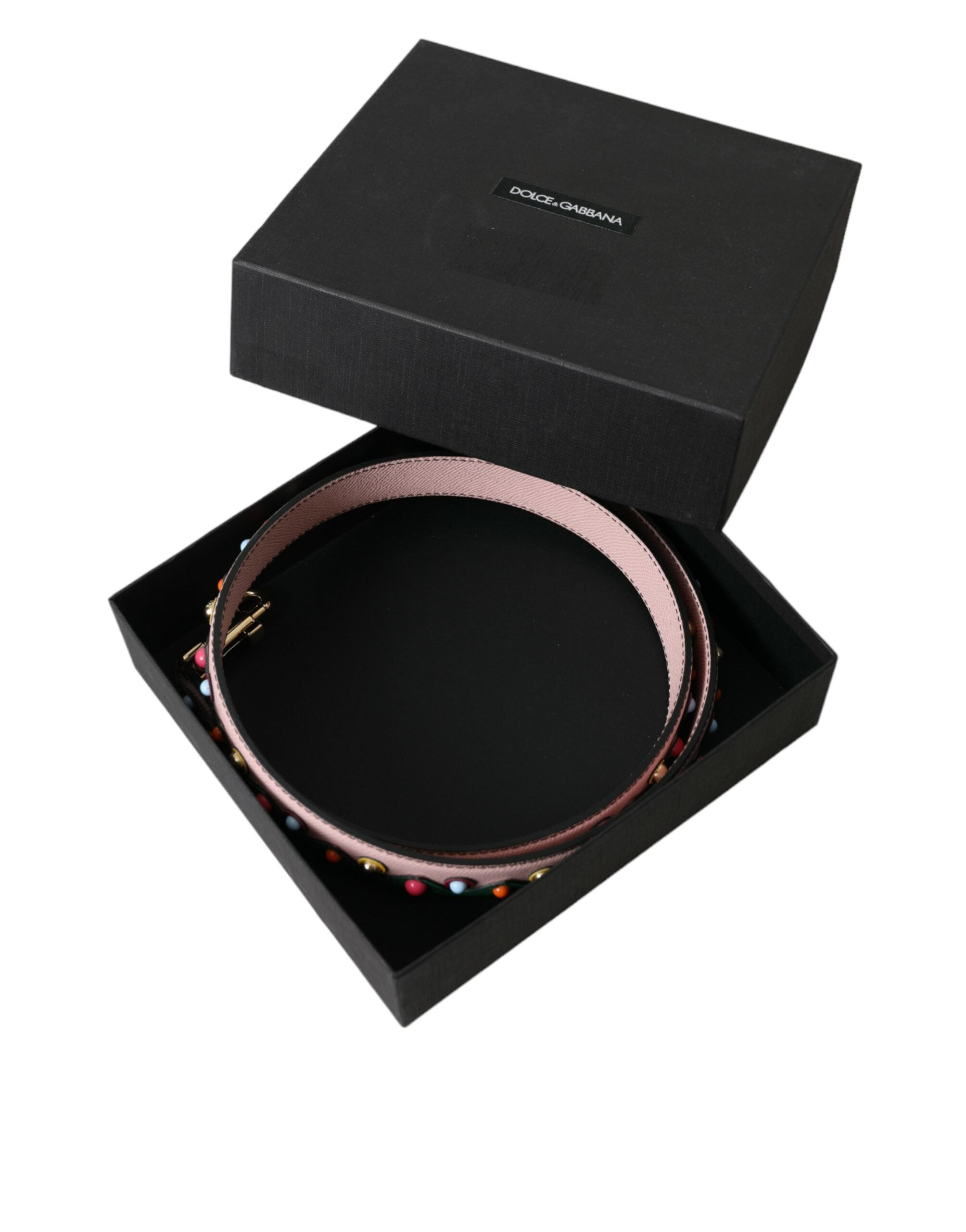 Dolce & Gabbana Pink Leather Handbag Accessory Shoulder Strap - Lusso Punto
