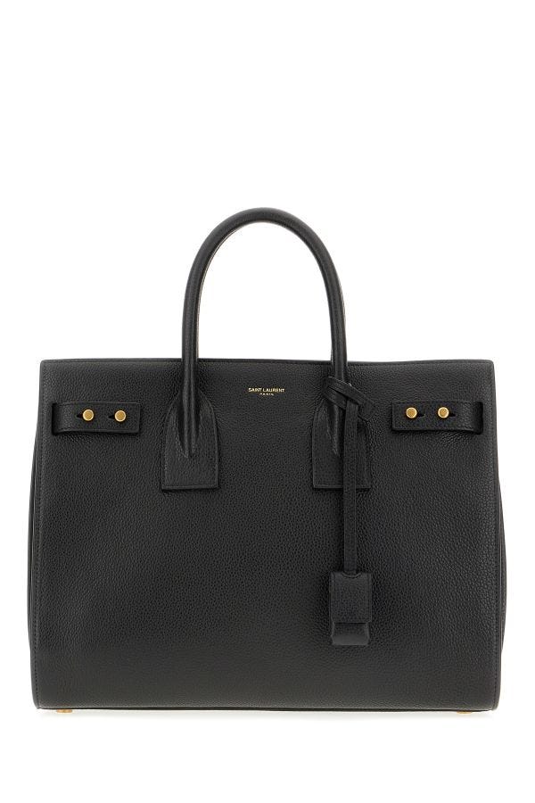 Saint Laurent Black Calf Leather Sac De Jour Handbag - Lusso Punto