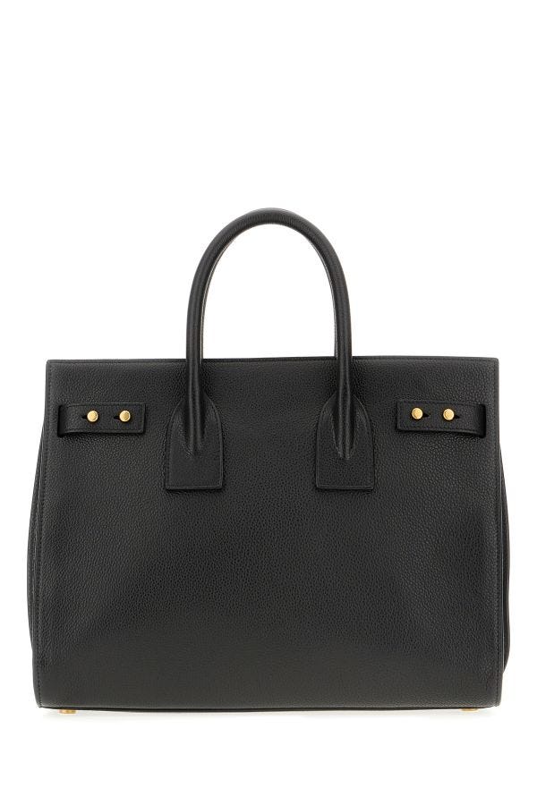 Saint Laurent Black Calf Leather Sac De Jour Handbag - Lusso Punto