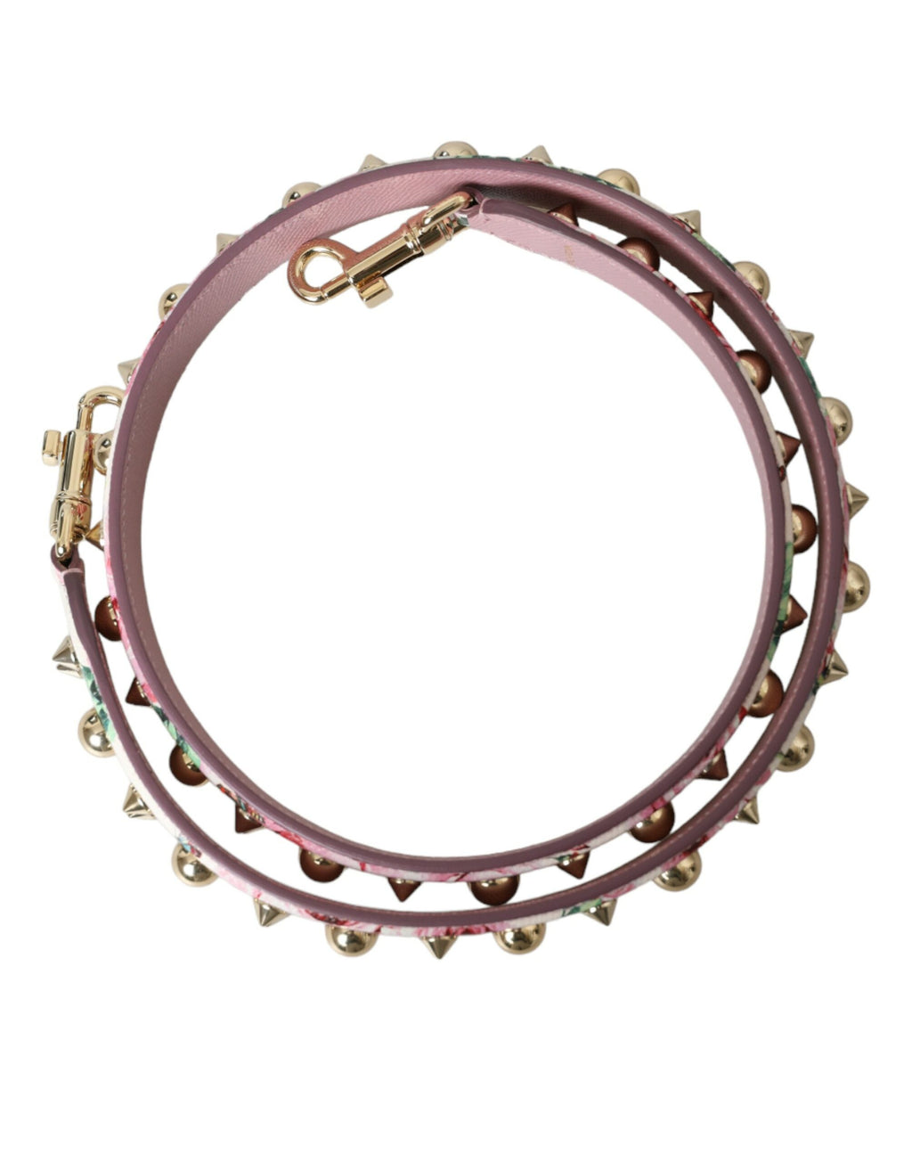Dolce & Gabbana Pink Floral Handbag Accessory Shoulder Strap - Lusso Punto