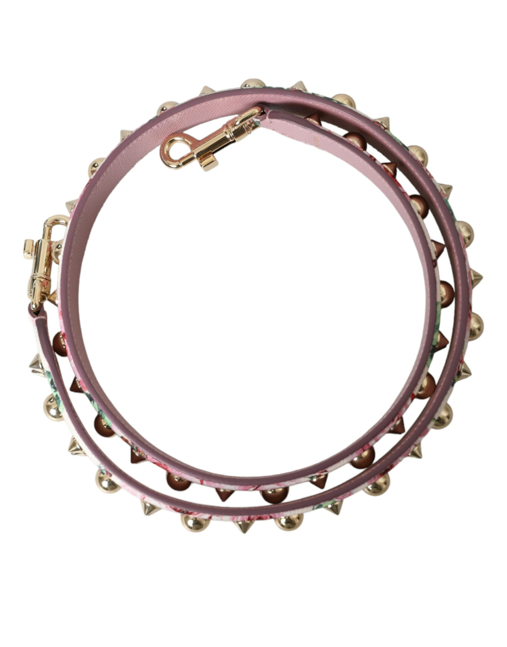 Dolce & Gabbana Pink Floral Handbag Accessory Shoulder Strap - Lusso Punto