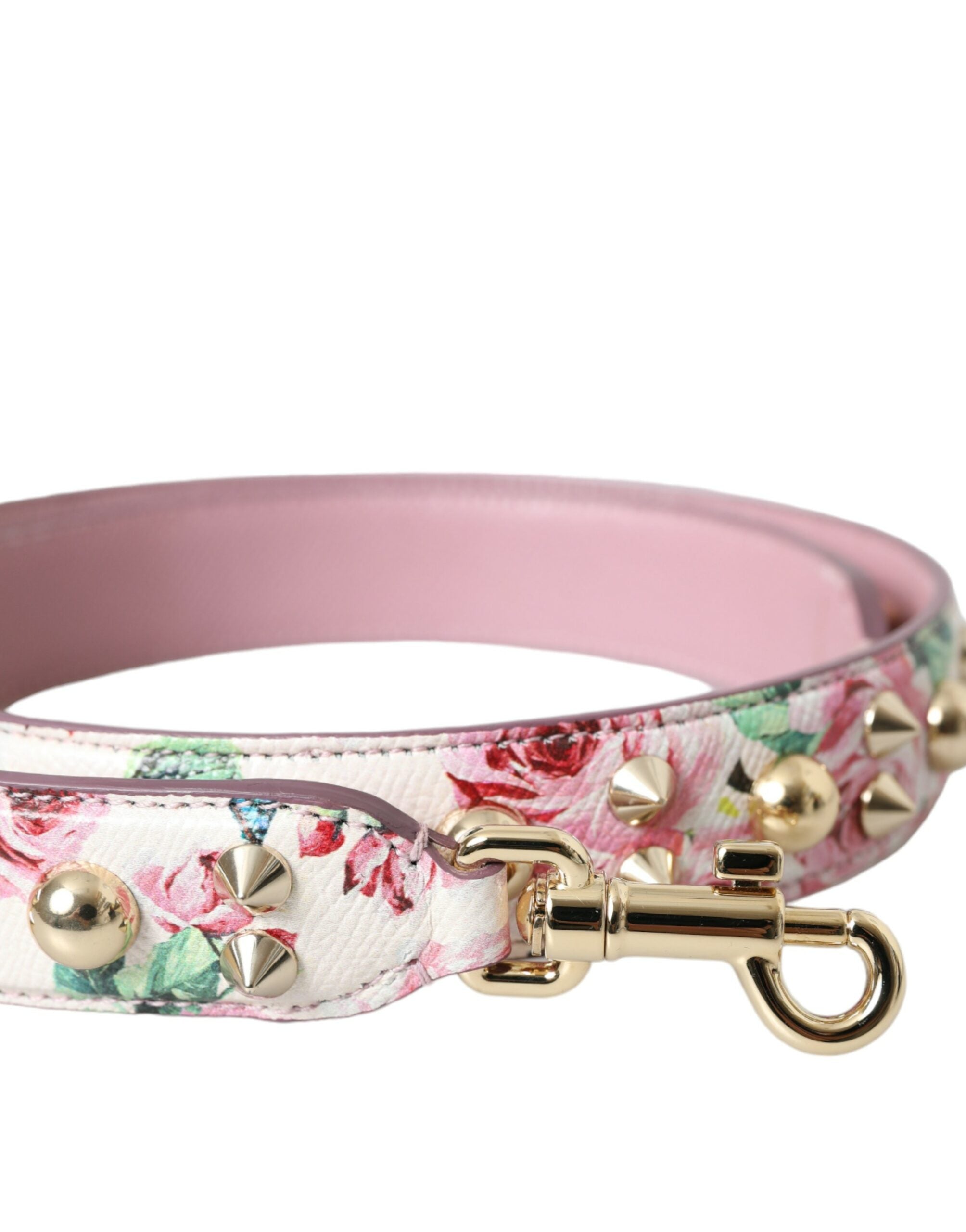 Dolce & Gabbana Pink Floral Handbag Accessory Shoulder Strap - Lusso Punto