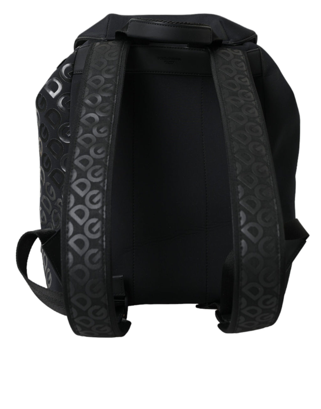 Dolce & Gabbana Black Neoprene Nylon DG Logo School Backpack Bag - Lusso Punto