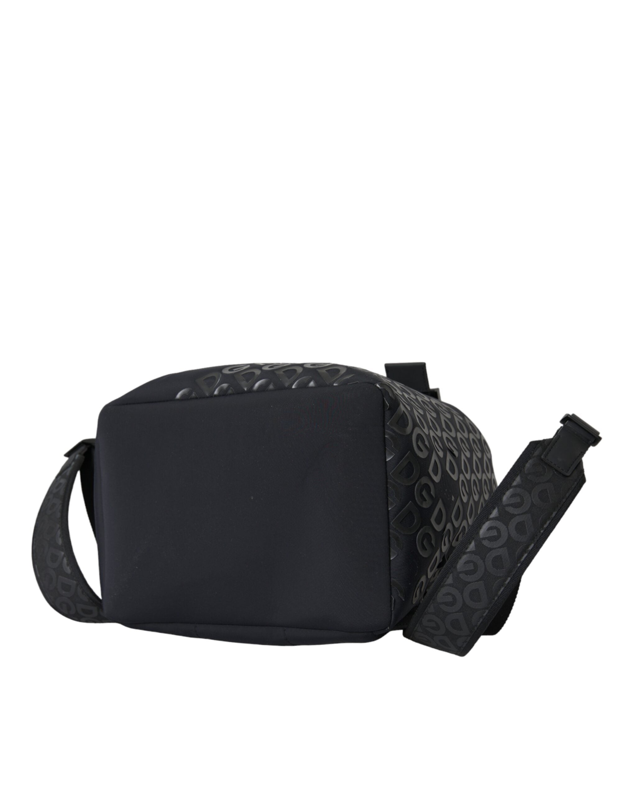 Dolce & Gabbana Black Neoprene Nylon DG Logo School Backpack Bag - Lusso Punto