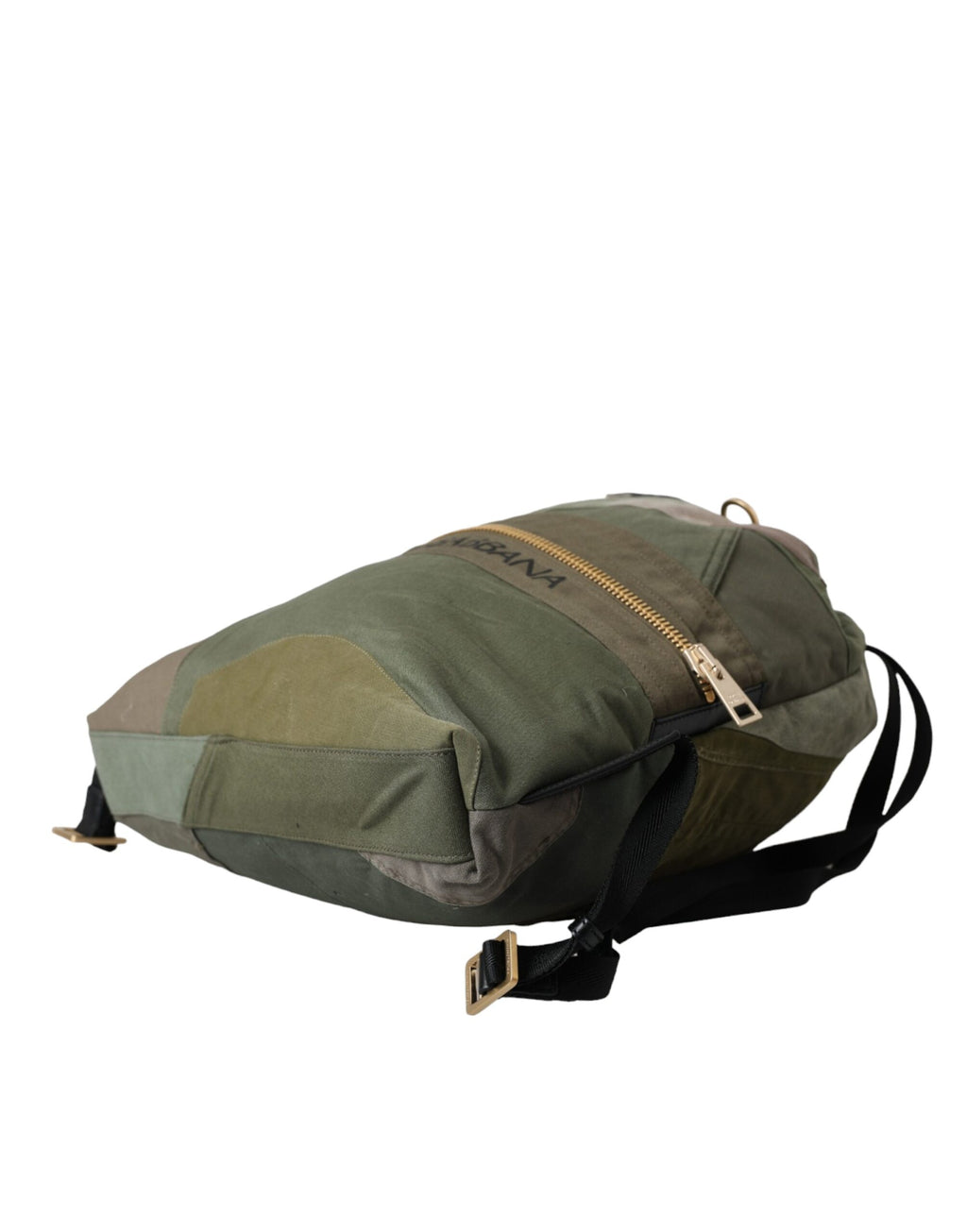 Dolce & Gabbana Military Green Patchwork Rucksack Backpack Bag - Lusso Punto