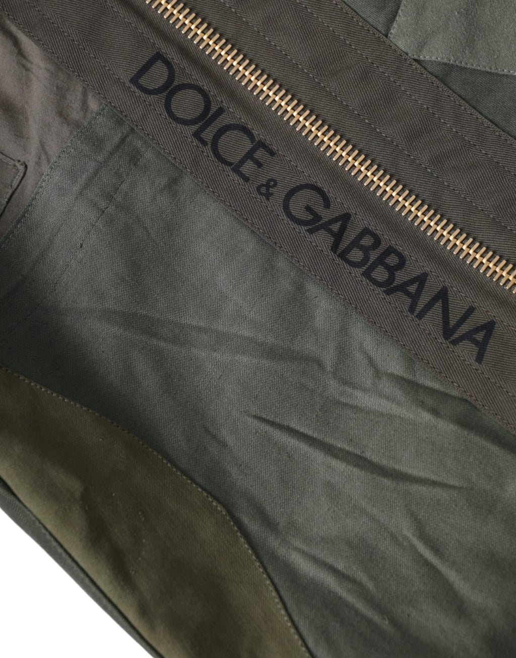 Dolce & Gabbana Military Green Patchwork Rucksack Backpack Bag - Lusso Punto