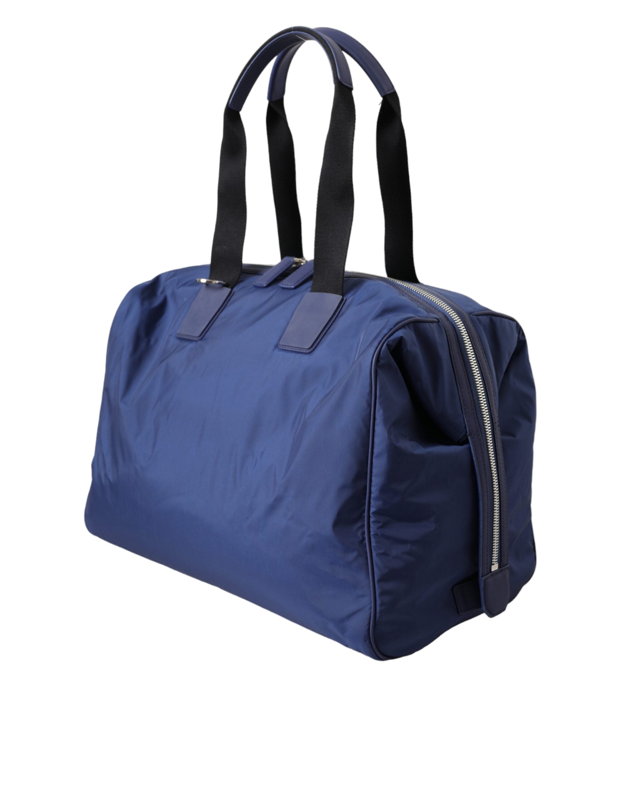 Dolce & Gabbana Blue Nylon Calfskin Hand Shoulder Duffel Bag - Lusso Punto