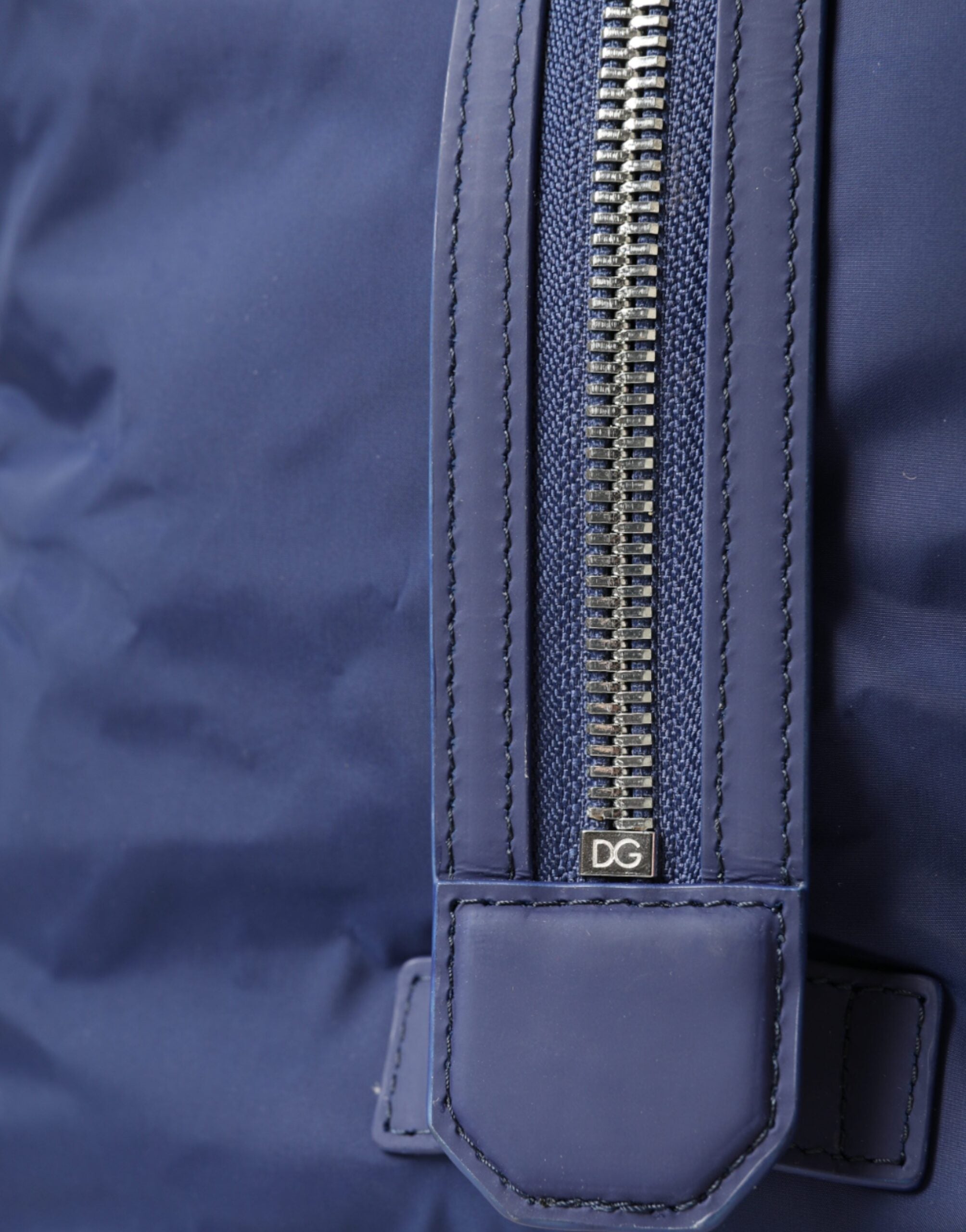 Dolce & Gabbana Blue Nylon Calfskin Hand Shoulder Duffel Bag - Lusso Punto