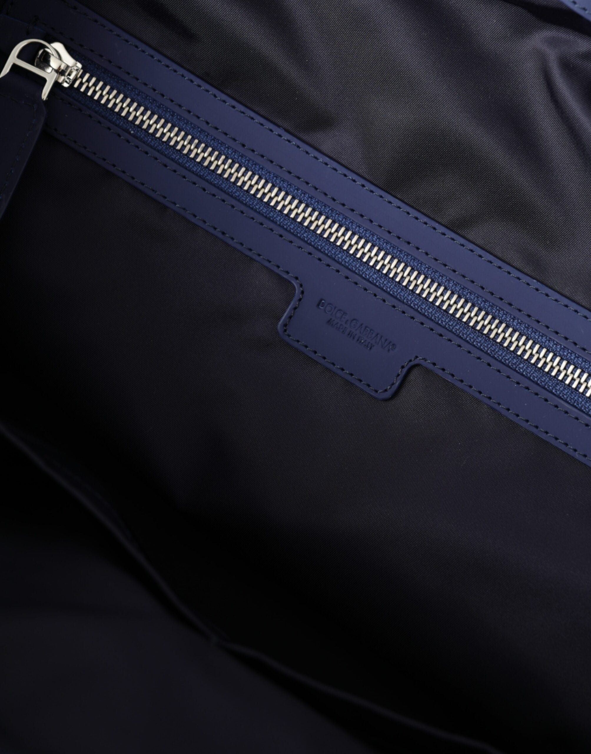 Dolce & Gabbana Blue Nylon Calfskin Hand Shoulder Duffel Bag - Lusso Punto