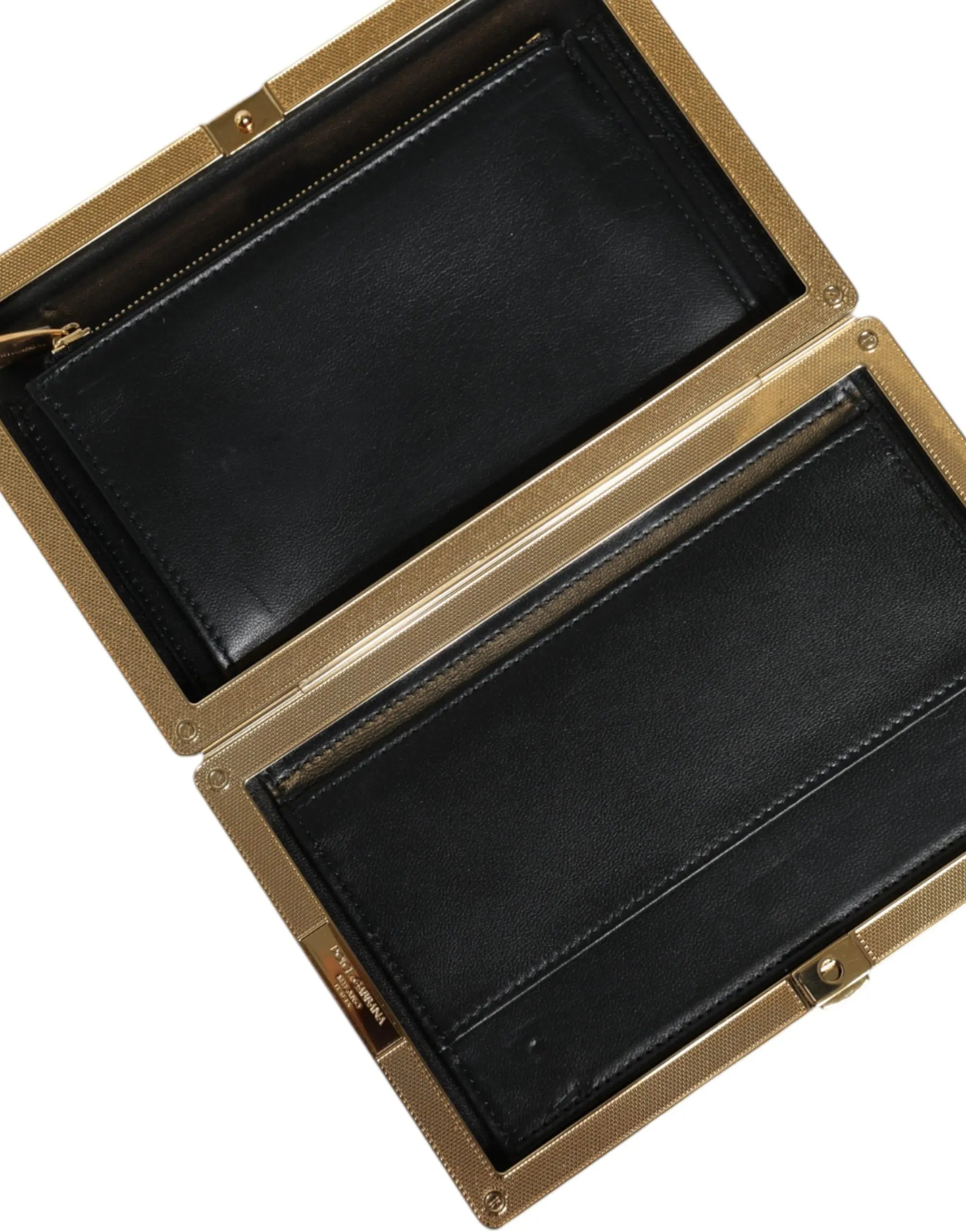 Dolce & Gabbana Multicolor Floral Gold Frame Clutch Evening Purse Bag - Lusso Punto