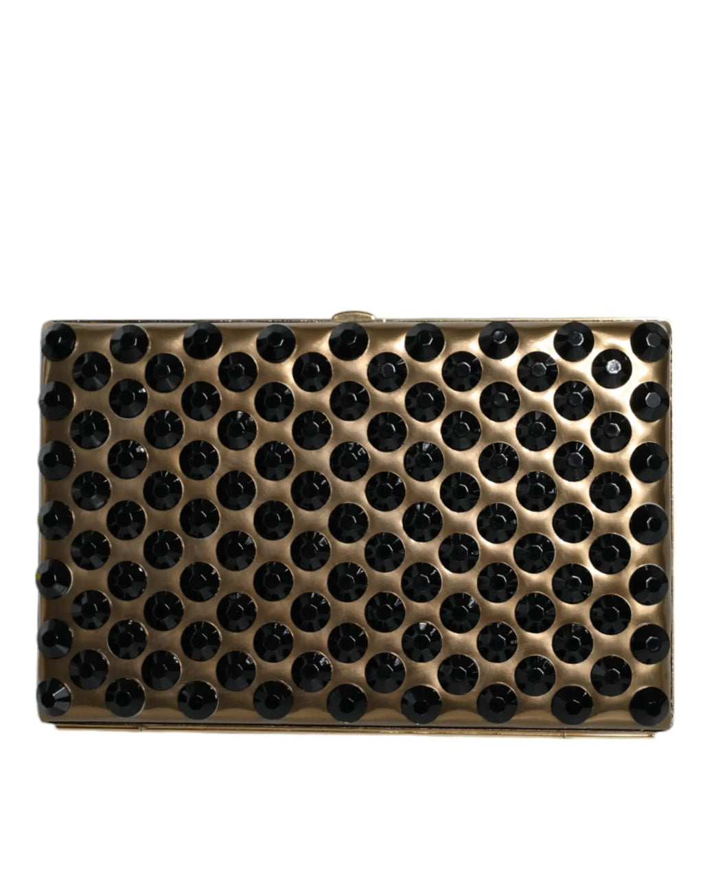 Dolce & Gabbana Gold Crystal Bifold Clutch Evening Party Women Purse Bag Dolce & Gabbana
