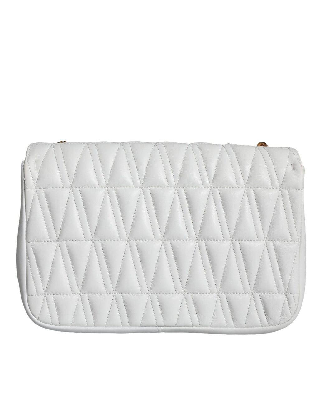 Versace White Mini Nappa Leather Crossbody Shoulder Bag Versace