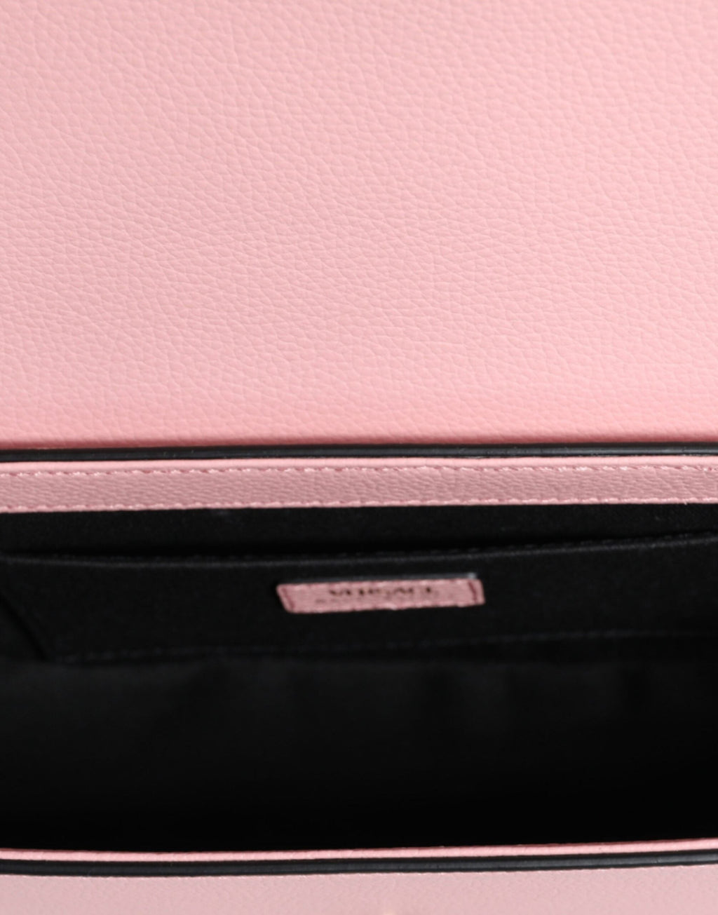 Versace Pink Grainy Calf Leather Logo Crossbody Shoulder Bag Versace