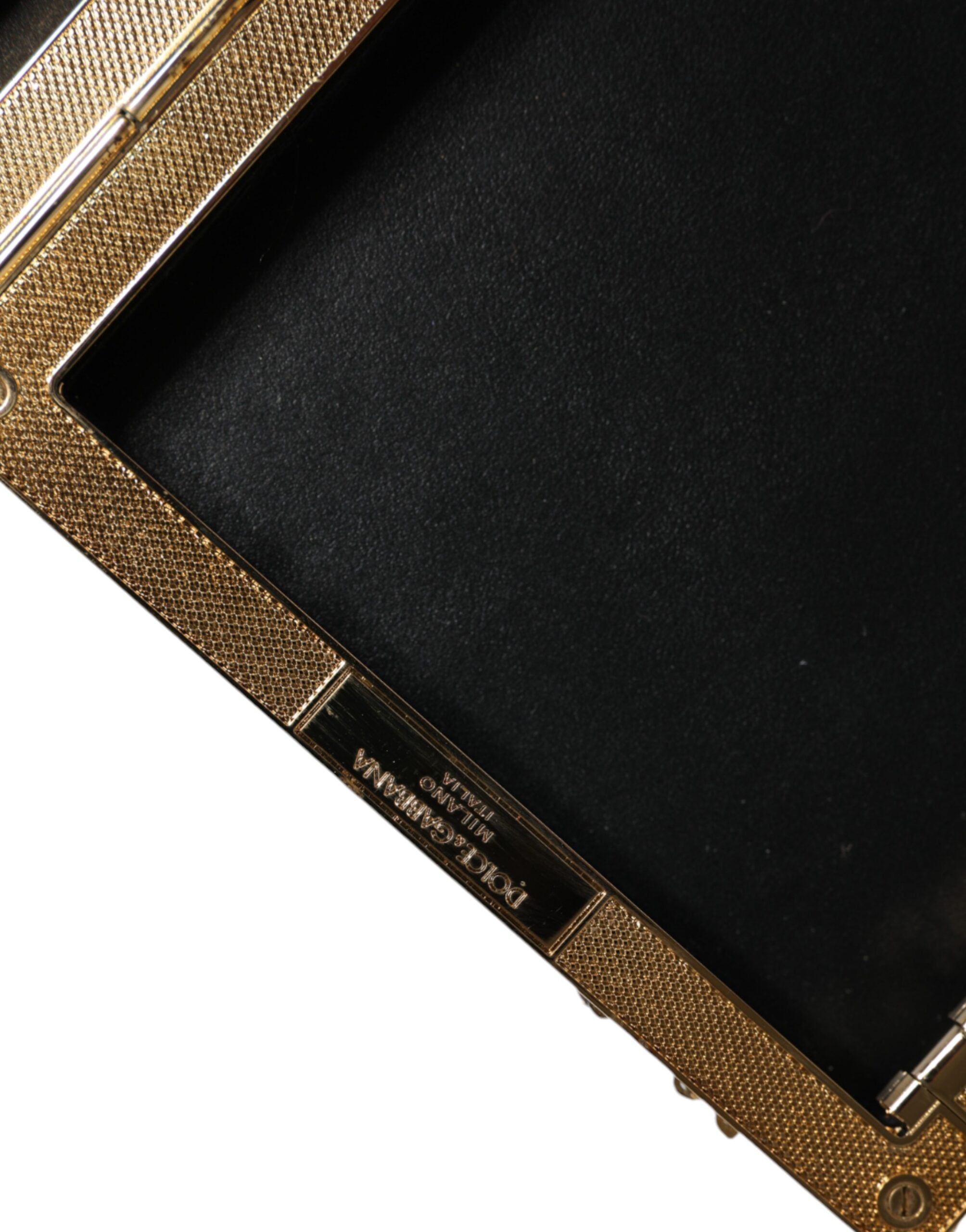 Dolce & Gabbana Silver Sequined Clutch Evening Crossbody Bag Dolce & Gabbana