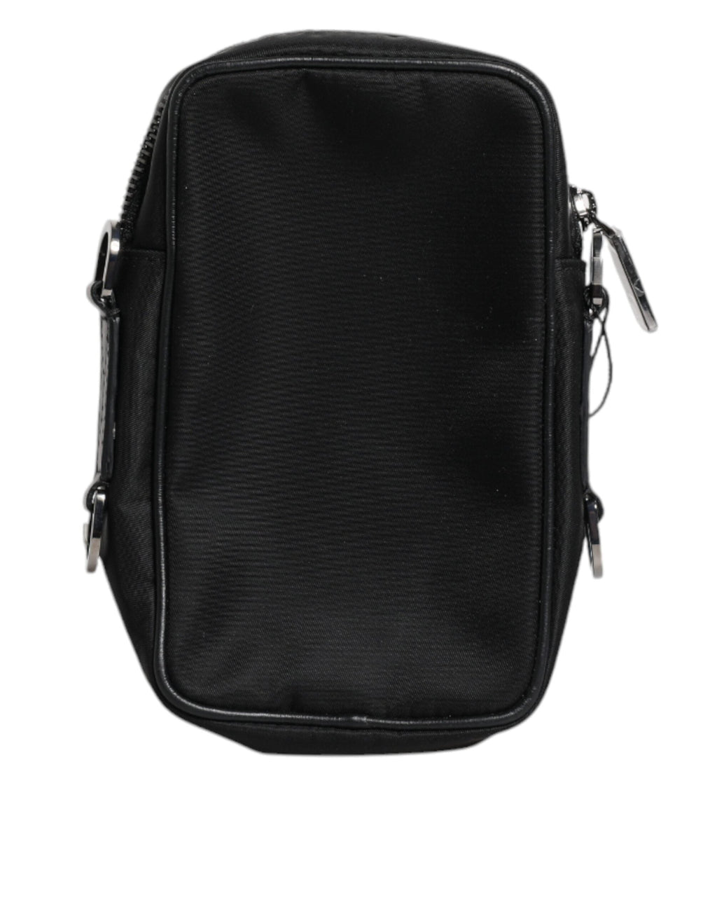 Dolce & Gabbana Black Grain Leather Logo Plaque Clutch Bag II Dolce & Gabbana