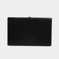 Dolce & Gabbana Black Leather Gold Frame Clutch Evening Party Purse Bag Dolce & Gabbana