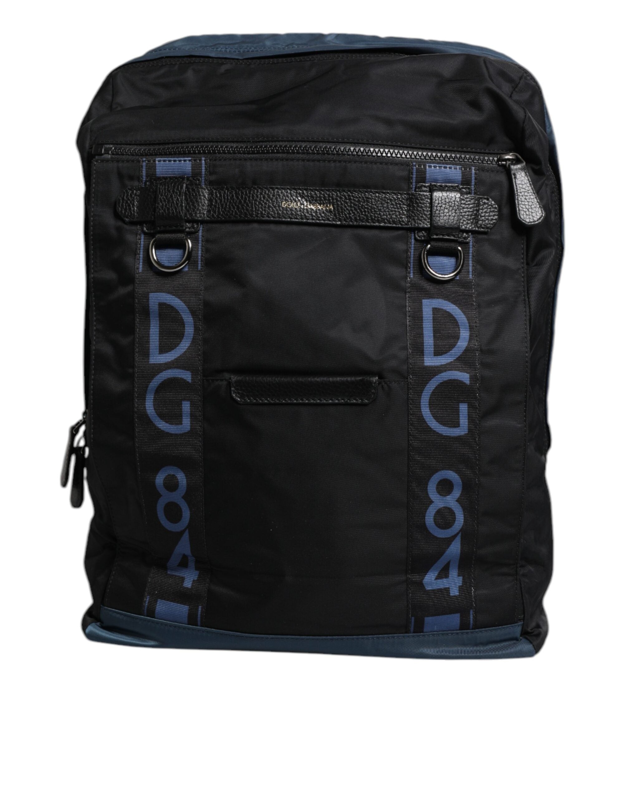 Dolce & Gabbana Black Nylon DG Logo School Backpack Dolce & Gabbana