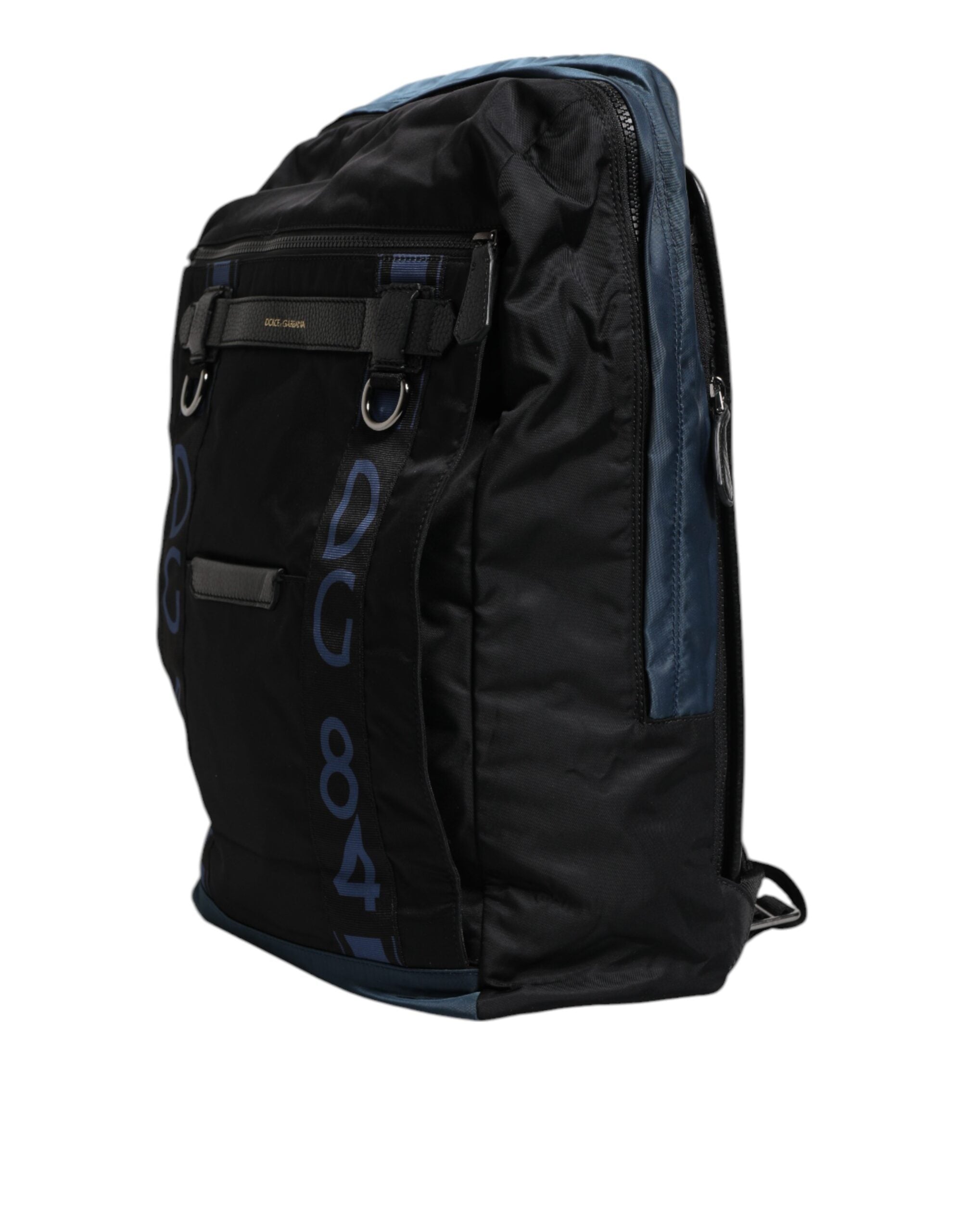 Dolce & Gabbana Black Nylon DG Logo School Backpack Dolce & Gabbana
