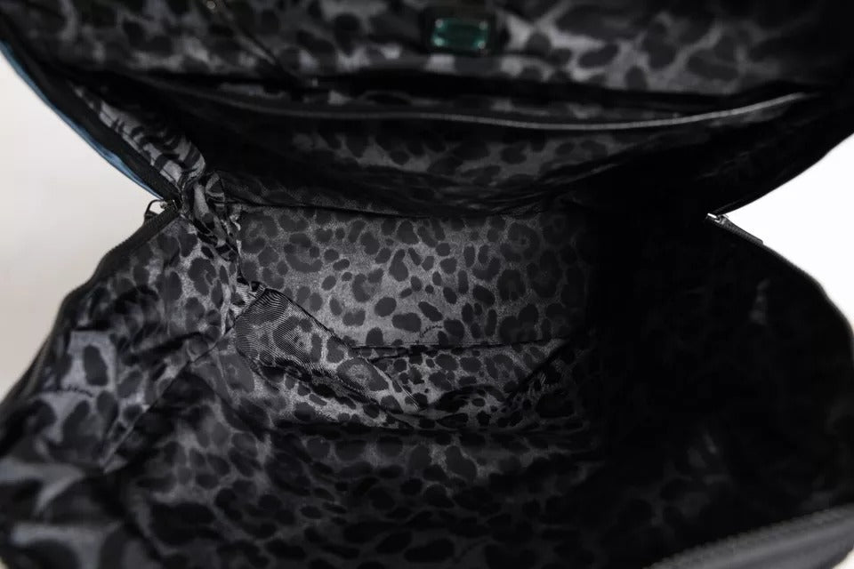 Dolce & Gabbana Black Nylon DG Logo School Backpack Dolce & Gabbana