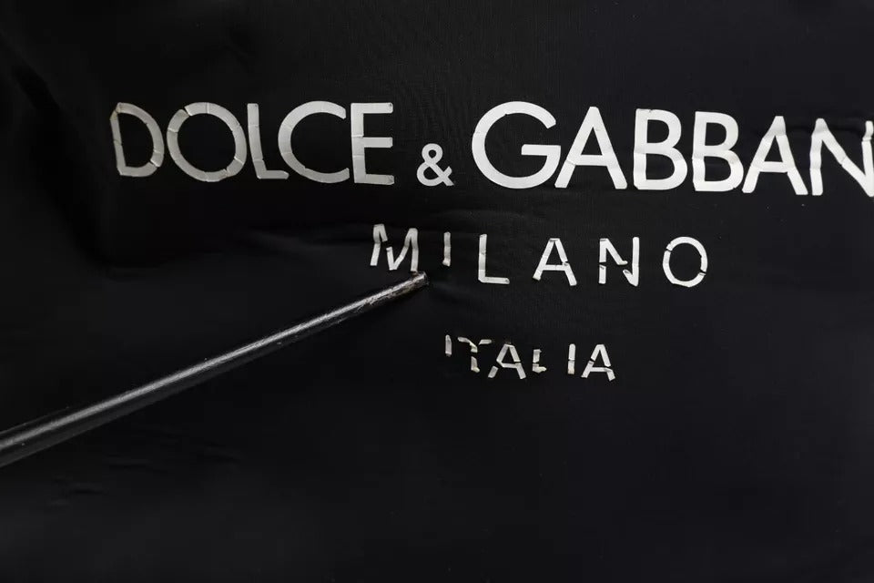 Dolce & Gabbana Black Neoprene Nylon DG Logo School Backpack Bag Dolce & Gabbana