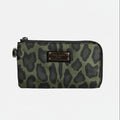 Dolce & Gabbana Green Leopard Leather Logo Plaque Multifunctional Kit Bag Dolce & Gabbana