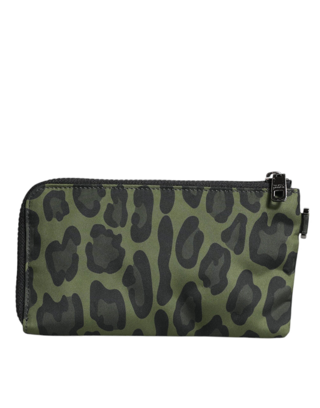 Dolce & Gabbana Green Leopard Leather Logo Plaque Multifunctional Kit Bag Dolce & Gabbana