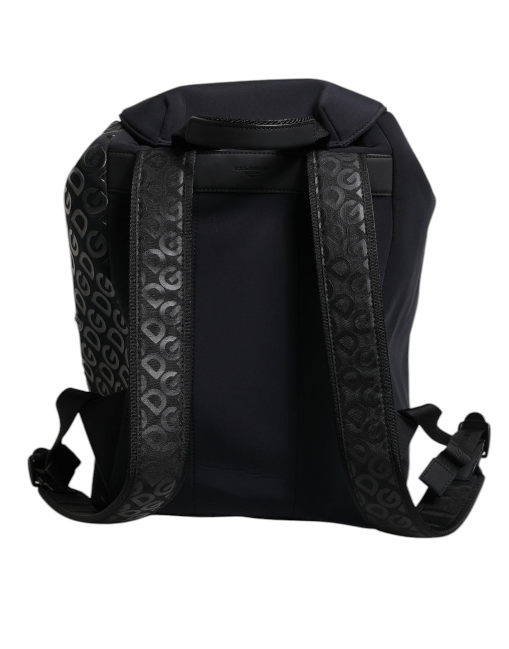 Dolce & Gabbana Black Neoprene Nylon DG Logo School Backpack II Dolce & Gabbana