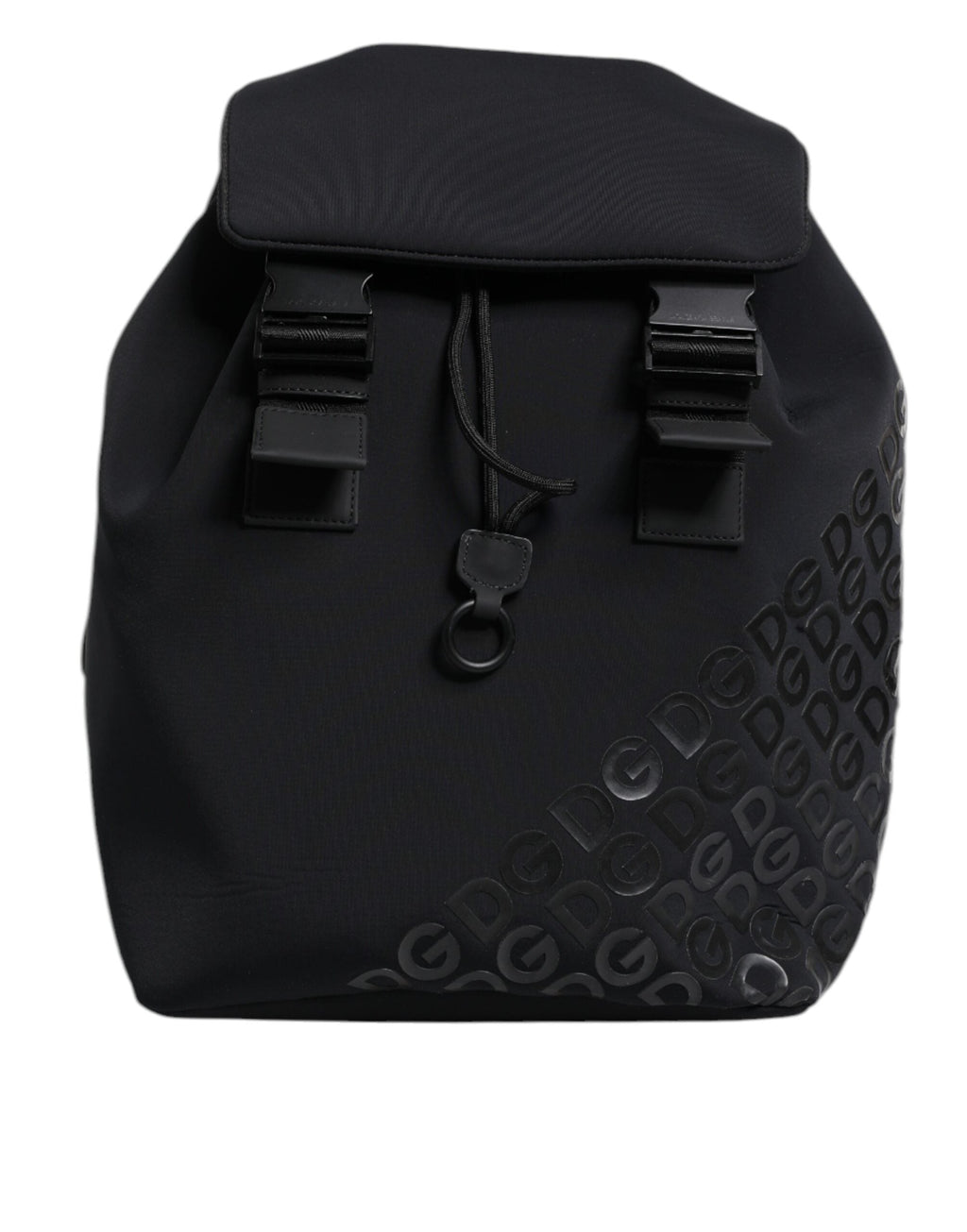 Dolce & Gabbana Black Neoprene Nylon DG Logo School Backpack III Dolce & Gabbana